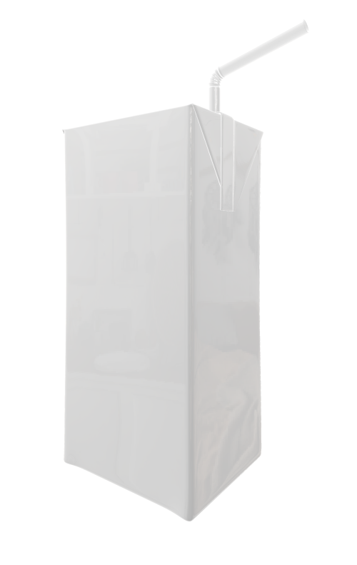 Free mockup Juice box